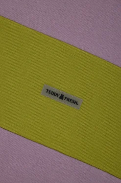Rib Block Crewneck-Teddy Fresh Cheap