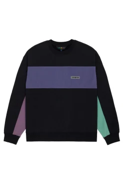 Rib Block Crewneck-Teddy Fresh Cheap