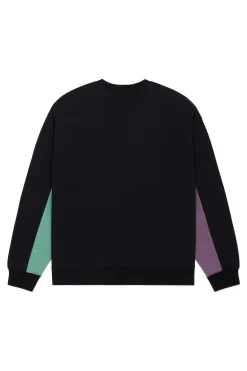Rib Block Crewneck-Teddy Fresh Cheap