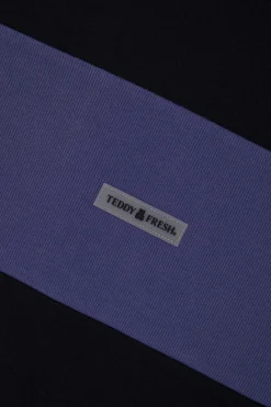 Rib Block Crewneck-Teddy Fresh Cheap