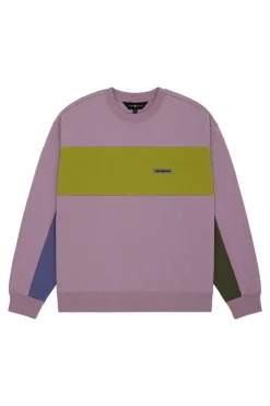 Rib Block Crewneck-Teddy Fresh Cheap