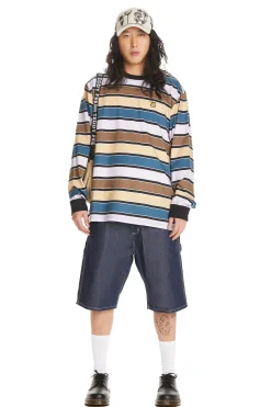 90s Stripe Tee-Teddy Fresh Online