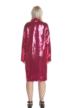 Sequin Shirt Dress-Teddy Fresh Cheap