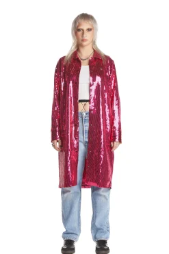Sequin Shirt Dress-Teddy Fresh Cheap