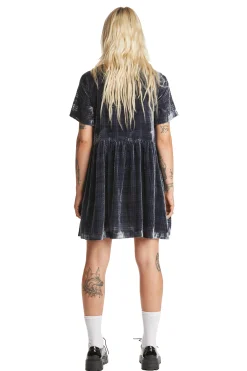 Sheer Check Shirt Dress-Teddy Fresh Store