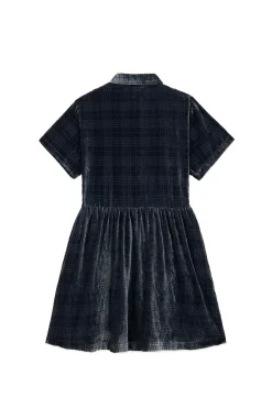 Sheer Check Shirt Dress-Teddy Fresh Store