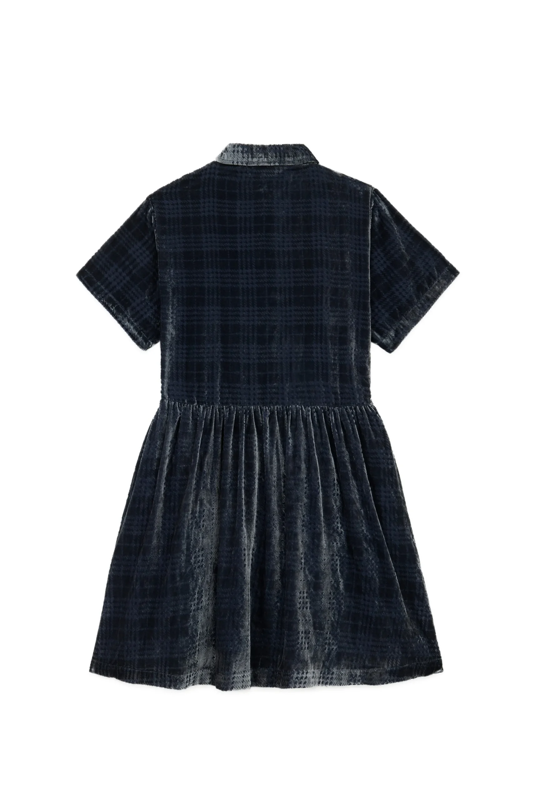 Sheer Check Shirt Dress-Teddy Fresh Store