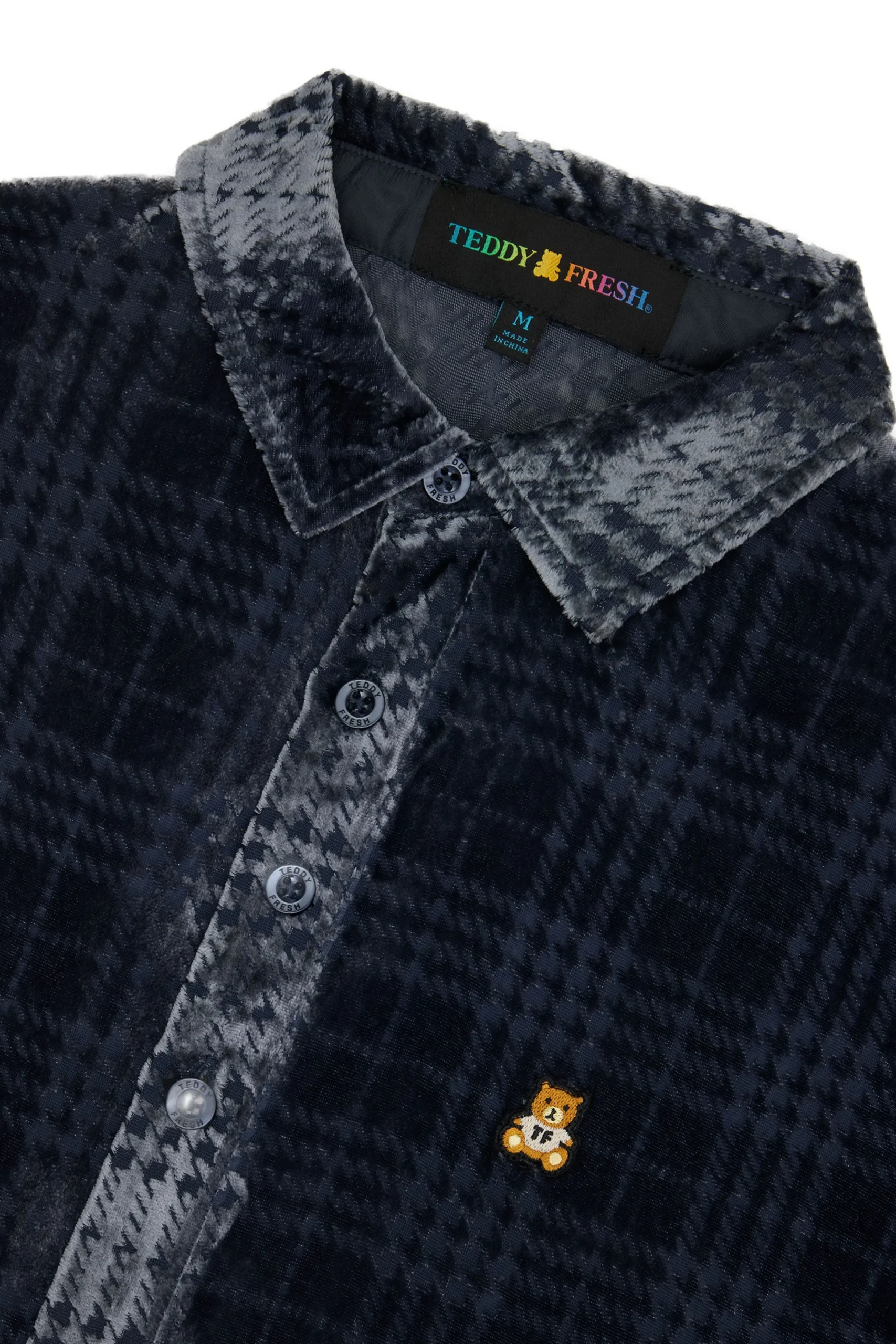 Sheer Check Shirt Dress-Teddy Fresh Store