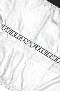 Silver Panel Track Jacket-Teddy Fresh Flash Sale