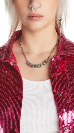 Spell It Out Necklace-Teddy Fresh Outlet