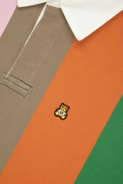 Stripe Block Polo-Teddy Fresh Fashion