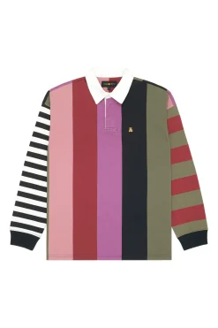Stripe Block Polo-Teddy Fresh Fashion