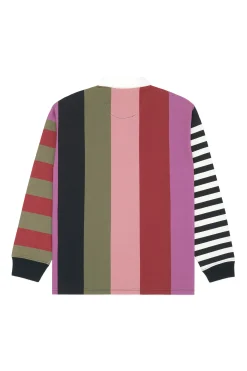 Stripe Block Polo-Teddy Fresh Fashion