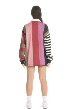 Stripe Block Polo-Teddy Fresh Fashion