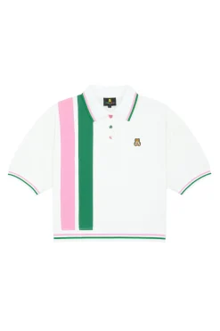 Striped Button Pique Shirt-Teddy Fresh Discount