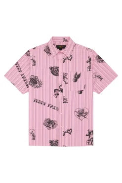 Tattoo Button Up Shirt-Teddy Fresh Online