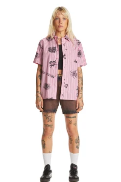 Tattoo Button Up Shirt-Teddy Fresh Online