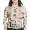 Tattoo Mesh Top-Teddy Fresh Online