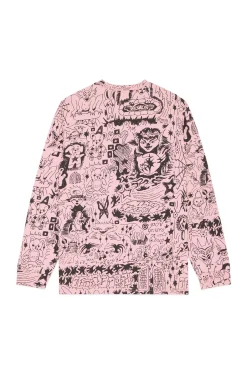 Tattoo Print Tee-Teddy Fresh Best Sale
