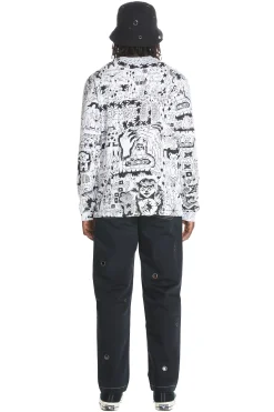Tattoo Print Tee-Teddy Fresh Best Sale