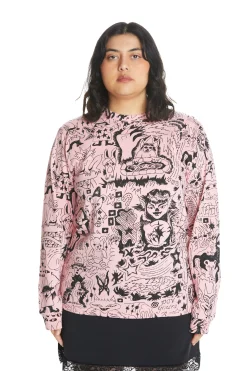 Tattoo Print Tee-Teddy Fresh Best Sale