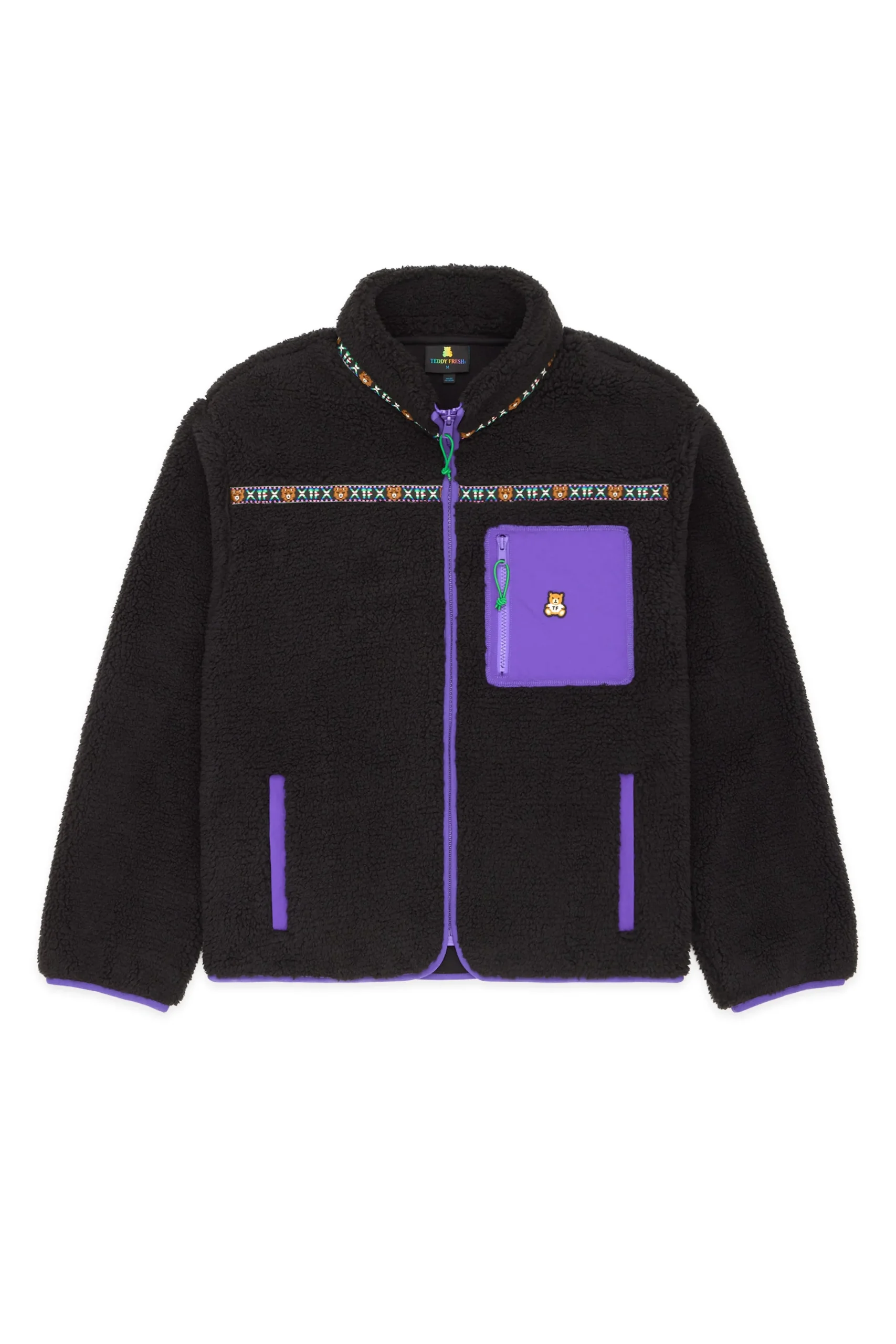Techy Sherpa Jacket-Teddy Fresh New