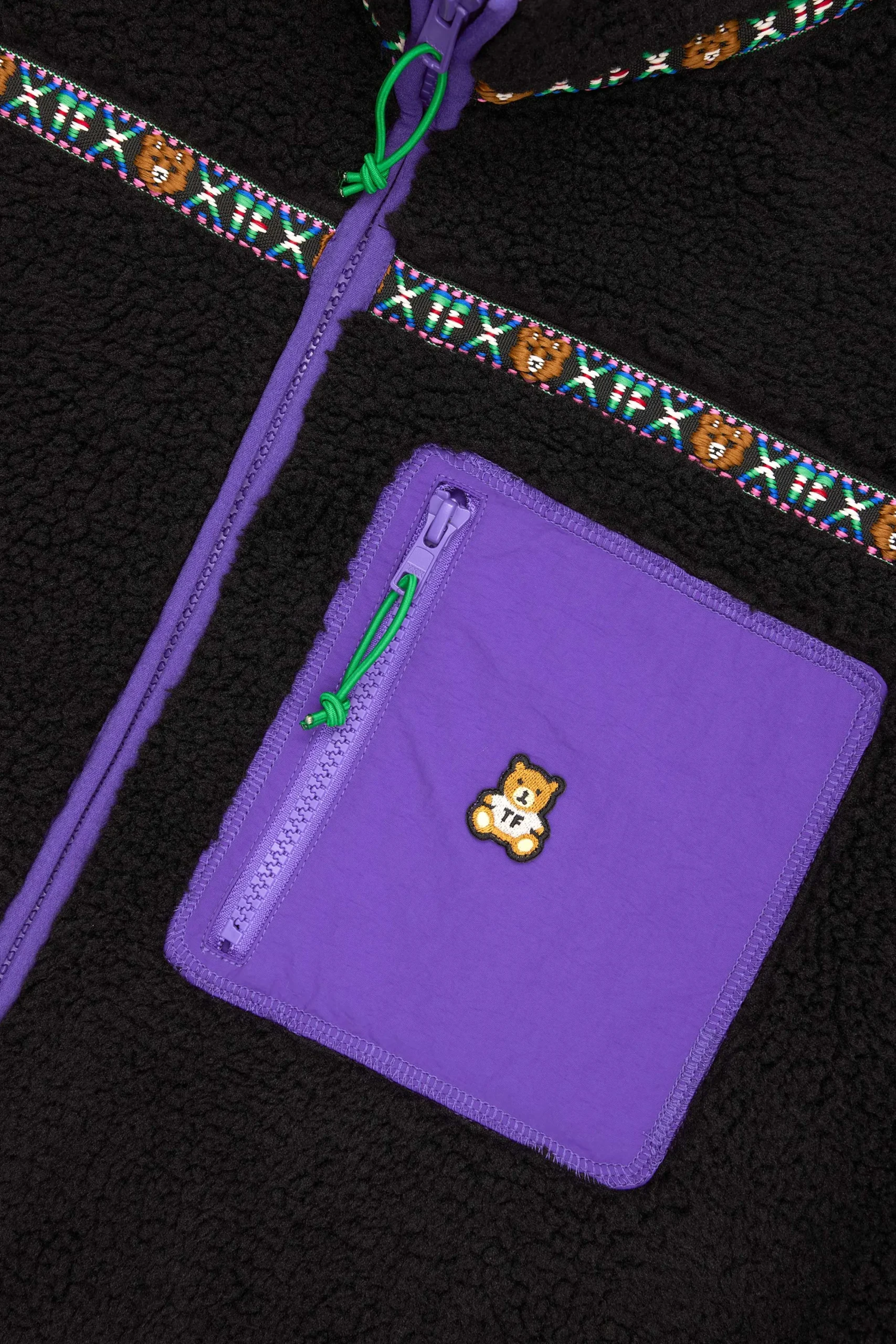 Techy Sherpa Jacket-Teddy Fresh New