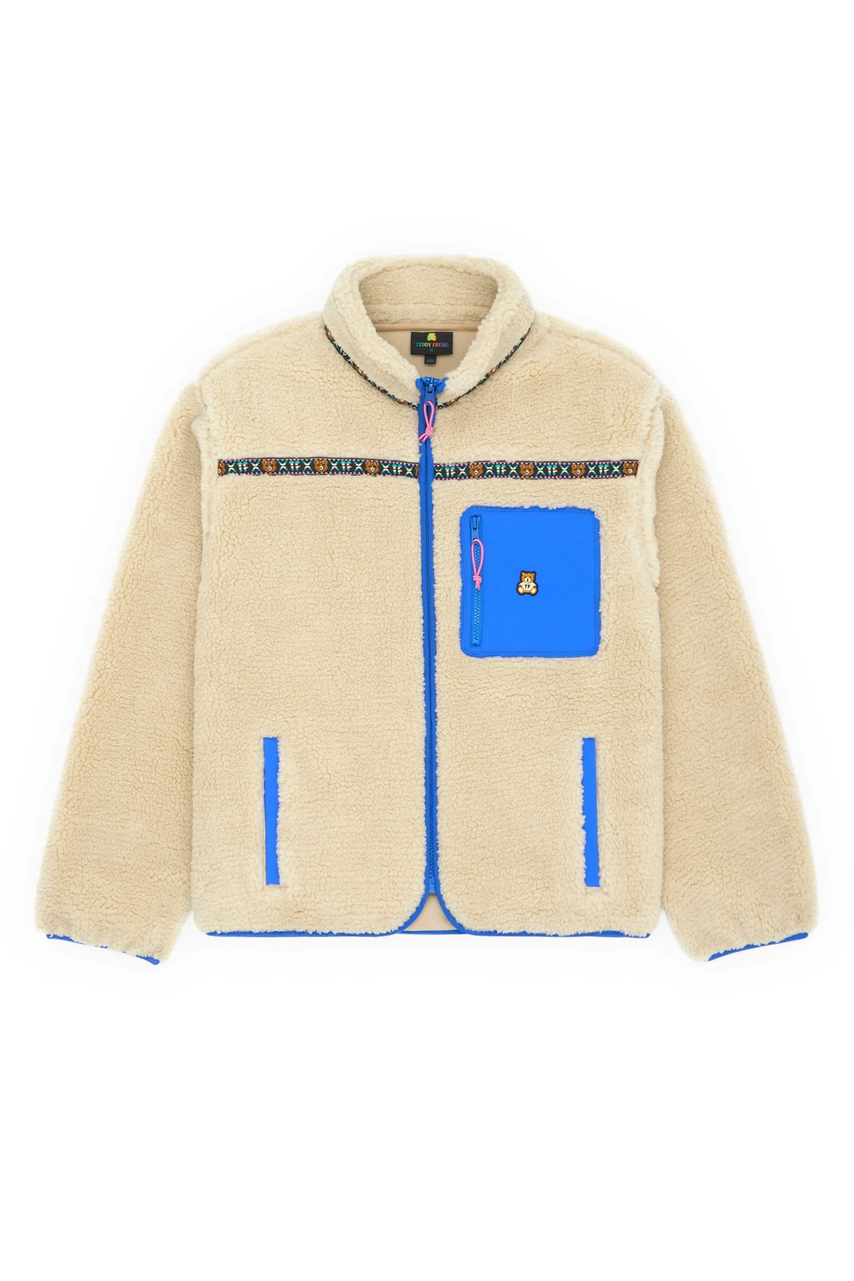 Techy Sherpa Jacket-Teddy Fresh New