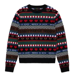 TF Pattern Stripe Sweater-Teddy Fresh Outlet