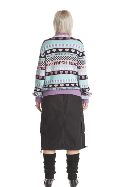 TF Pattern Stripe Sweater-Teddy Fresh Outlet