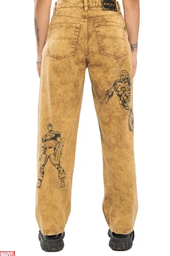 TF X Marvel Acid Wash Jeans-Teddy Fresh Best