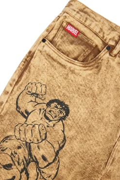 TF X Marvel Acid Wash Jeans-Teddy Fresh Best