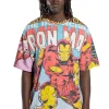 TF X Marvel Iron Man Comic Tee-Teddy Fresh Store