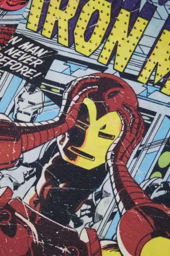 TF X Marvel Iron Man Comic Tee-Teddy Fresh Store