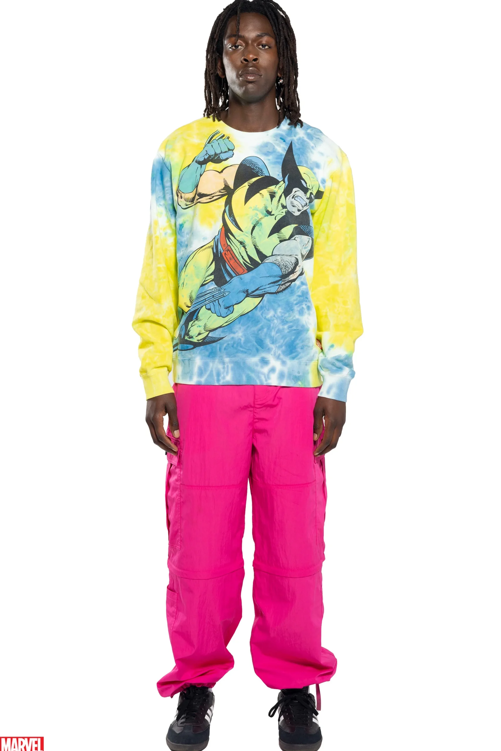 TF X Marvel Wolverine Tie Dye Crewneck-Teddy Fresh Cheap