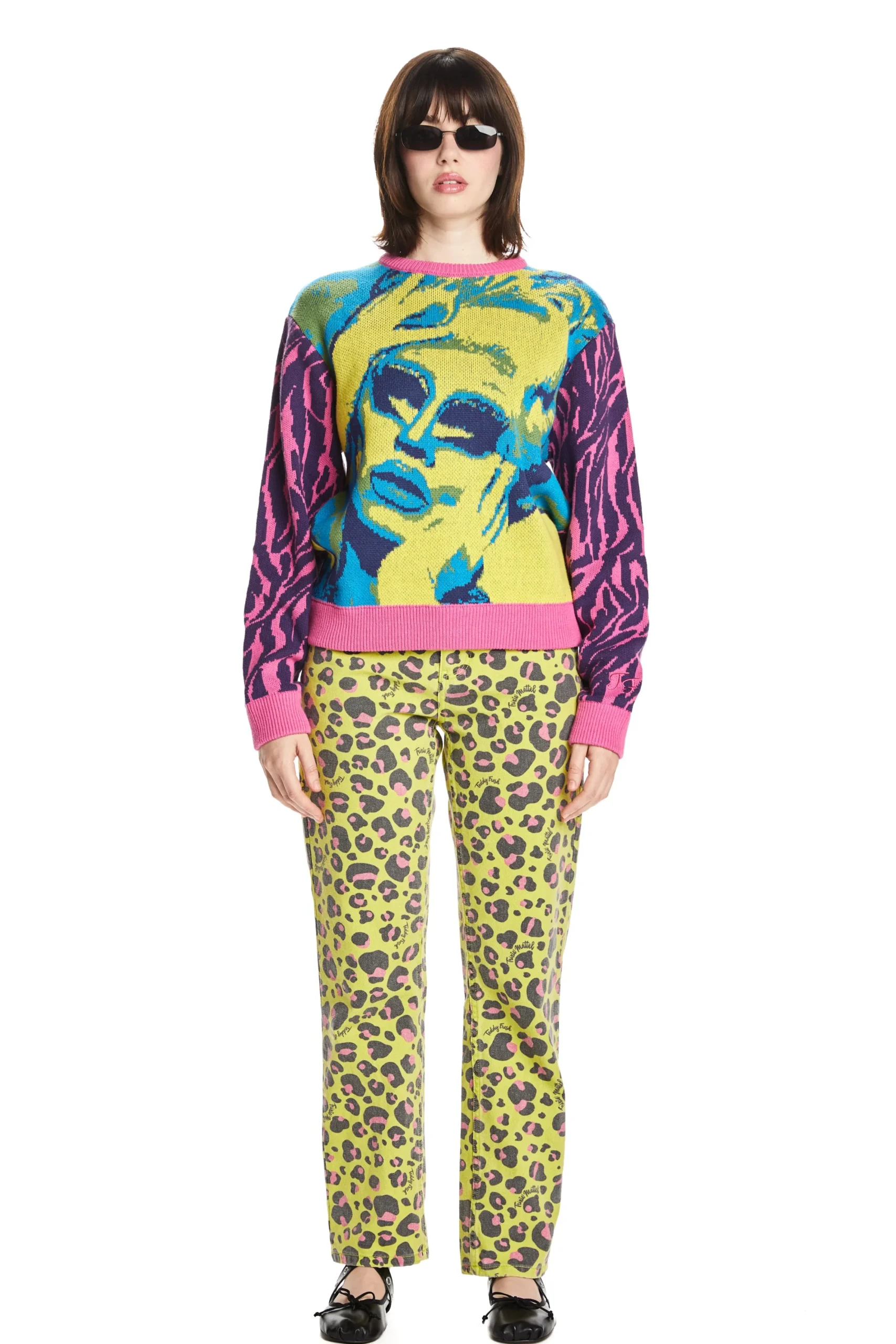 TF X Trixie Leopard Jeans-Teddy Fresh Best Sale