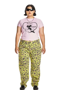TF X Trixie Leopard Jeans-Teddy Fresh Best Sale