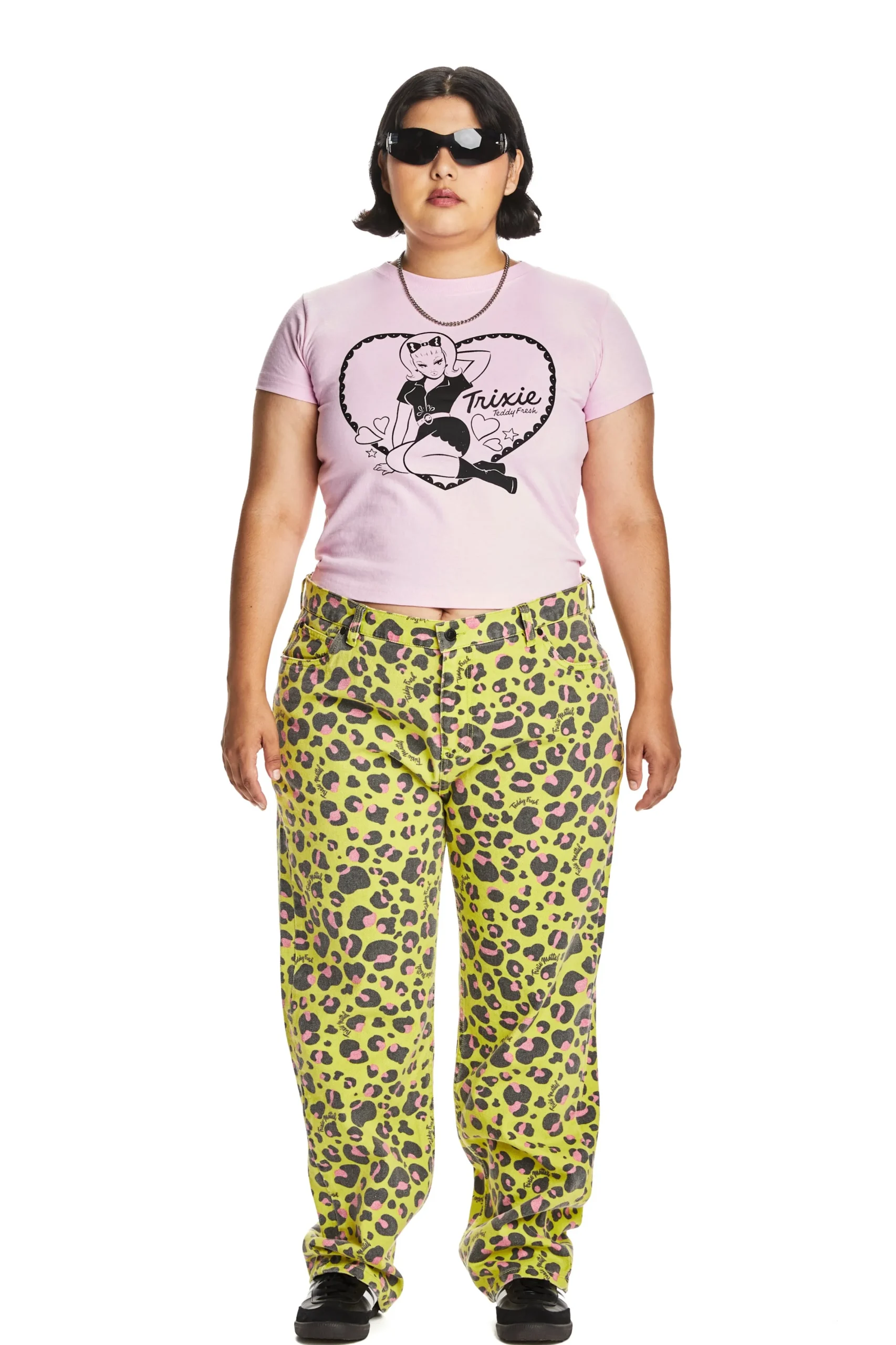 TF X Trixie Leopard Jeans-Teddy Fresh Best Sale