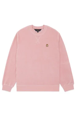 Velour Rib Crewneck-Teddy Fresh New