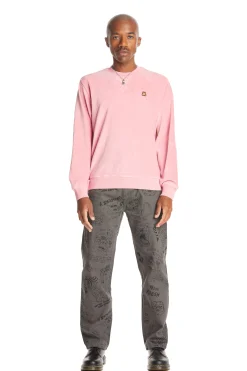 Velour Rib Crewneck-Teddy Fresh New