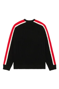 Vintage Sporty Stripe Sweater-Teddy Fresh Clearance