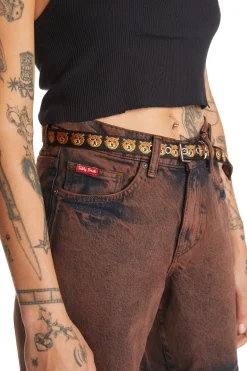 Washed Denim Dad Shorts-Teddy Fresh Hot