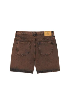 Washed Denim Dad Shorts-Teddy Fresh Hot