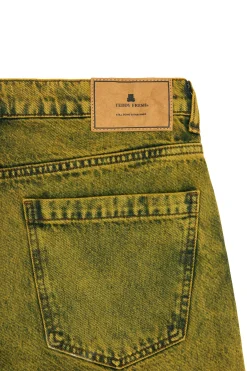 Washed Denim Dad Shorts-Teddy Fresh Hot