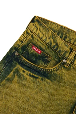 Washed Denim Dad Shorts-Teddy Fresh Hot