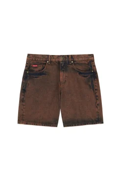 Washed Denim Dad Shorts-Teddy Fresh Hot