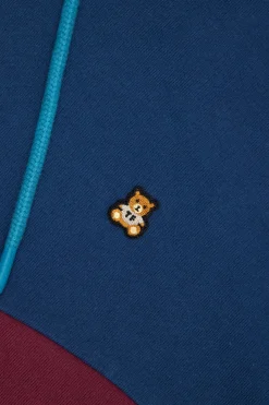 Wave Patchwork Hoodie-Teddy Fresh Hot