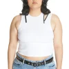 Zip Straps Tank Top-Teddy Fresh Hot