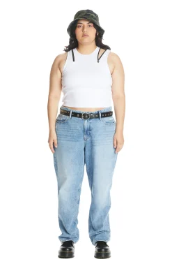 Zip Straps Tank Top-Teddy Fresh Hot
