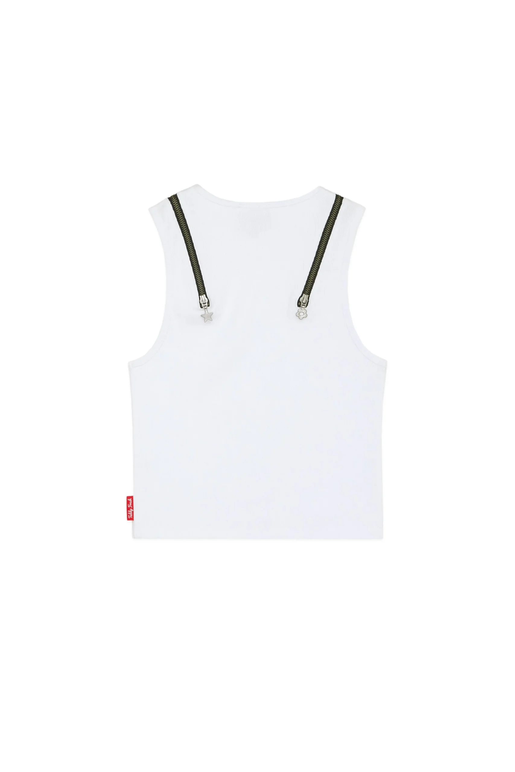 Zip Straps Tank Top-Teddy Fresh Hot